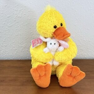 Rare NWT GUND Sunny & Bunney 36017 plush Duck Bunny Stuffed toy Vintage 13"  t71